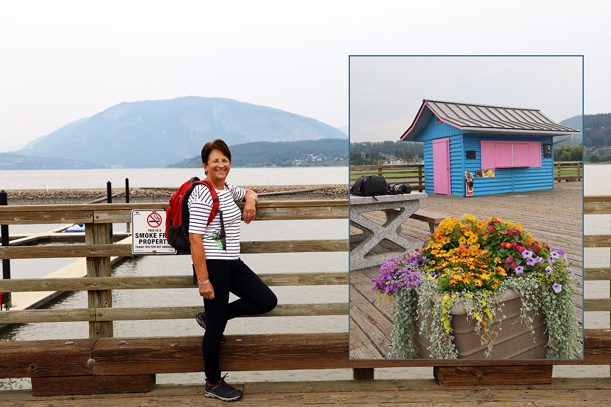 Gina Mom in Salmon Arm Wharf